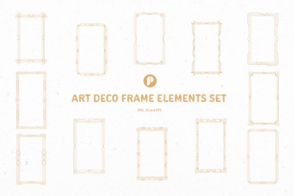 Art Deco Frame Elements Set Review for Real Embroidery Projects