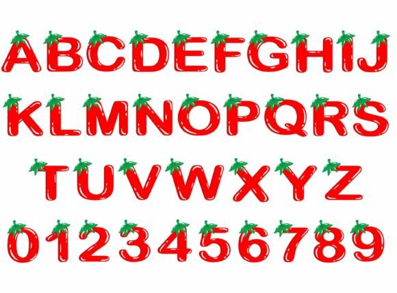 Chili Alphabet Letter and Number: A Designer’s Practical Take