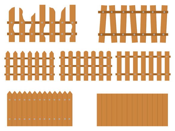 Fence Wood Illustration for Decoration: A Designer’s Practical Take