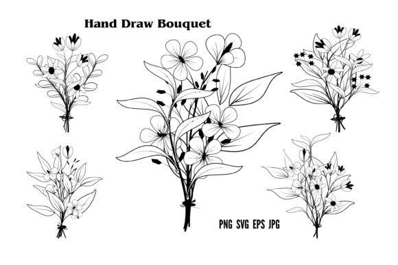 Hand Bouquet Embroidery Design Review: A Versatile Floral Outline