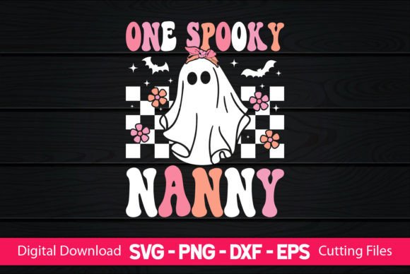 One Spooky Nanny: A Bold Embroidery Design for Creepy Charm