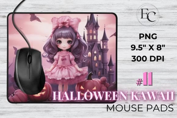 Pink Halloween Princess Mouse Pad Design Review