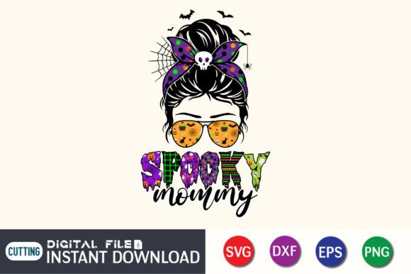 Spooky Mommy Messy Bun Embroidery Design Review