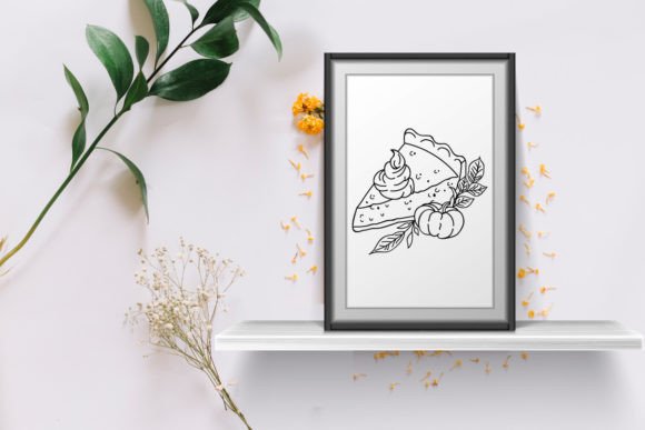 Vector of Pumpkin with Pizza: A Playful Embroidery Design for Real Projects