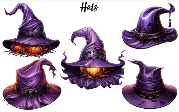 Witch Hat Sublimation Clipart Review for Real Embroidery Projects